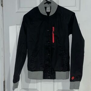 Nike Sportswear Destroyer Womens Popper Training Jacket Black Small